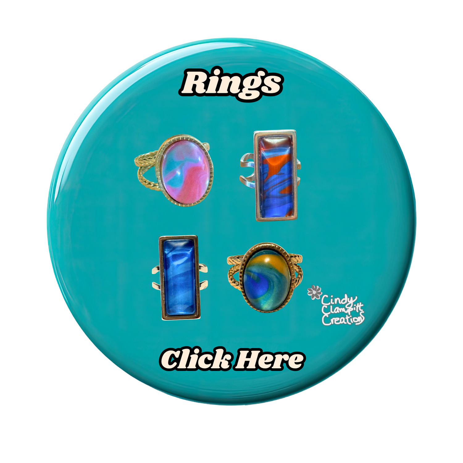 Hand-Painted Rings