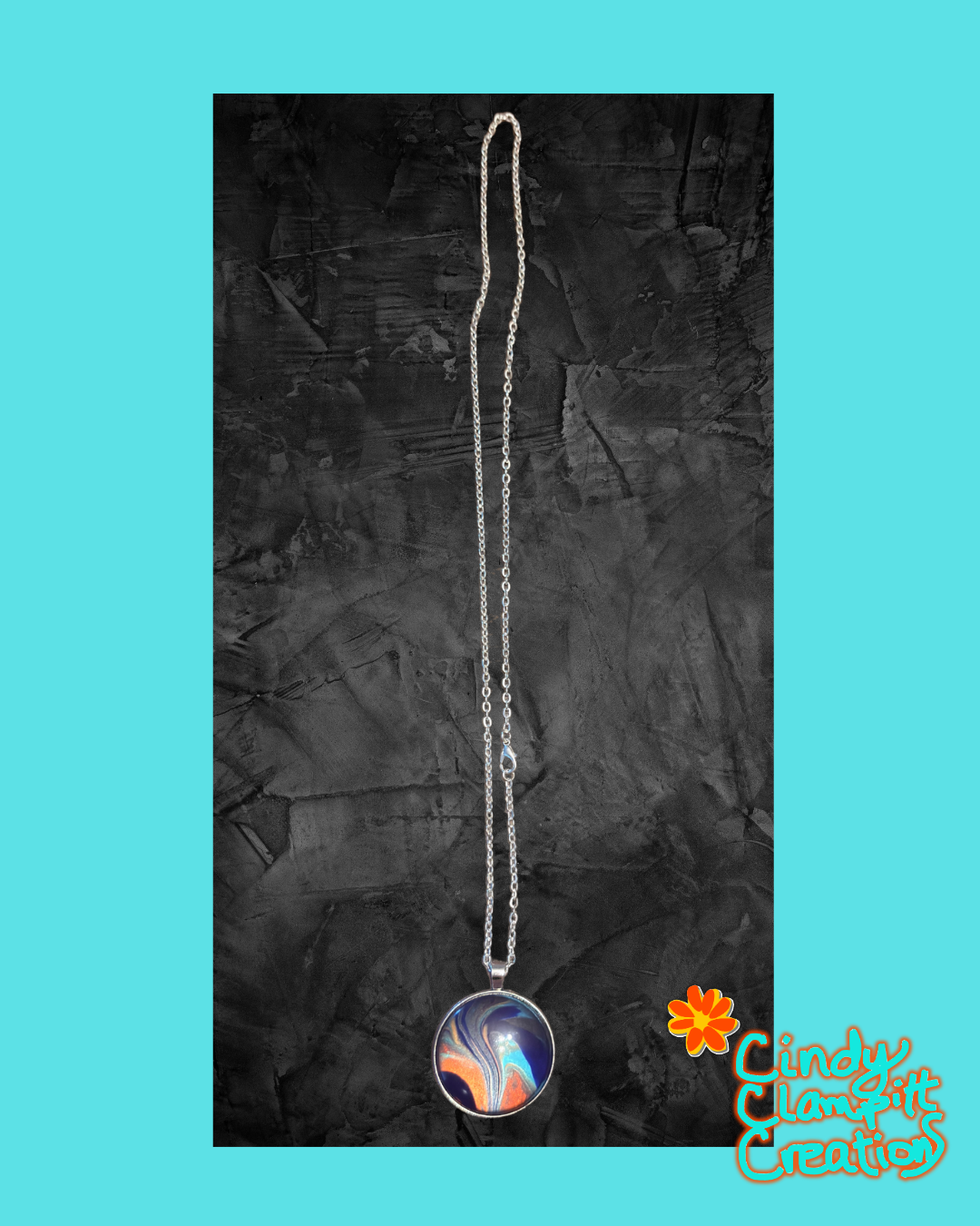 Dark Swirls Necklace