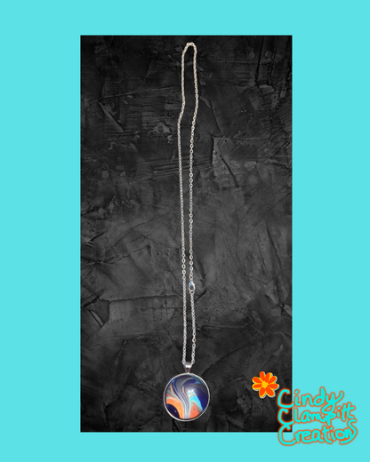 Dark Swirls Necklace