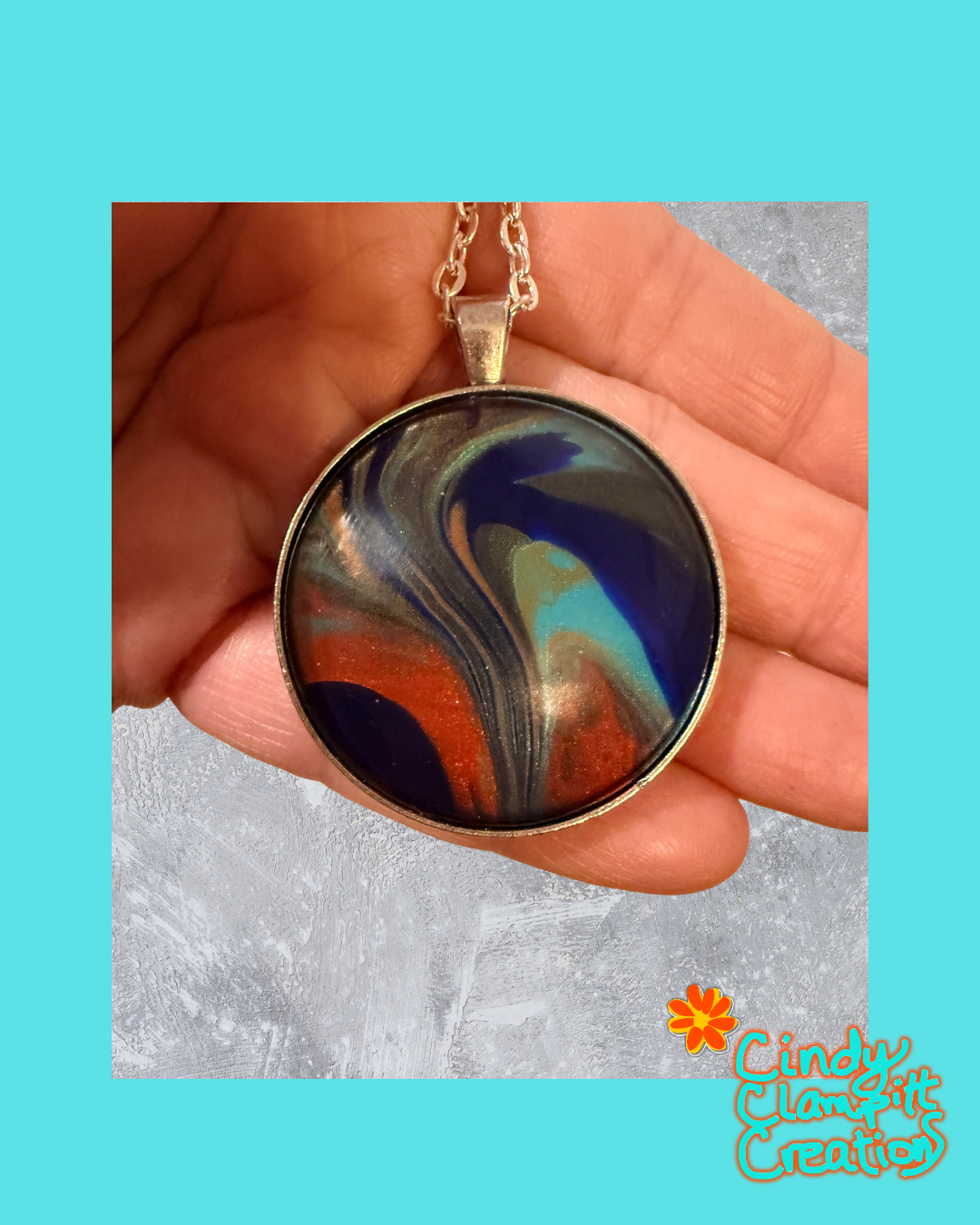 Dark Swirls Necklace