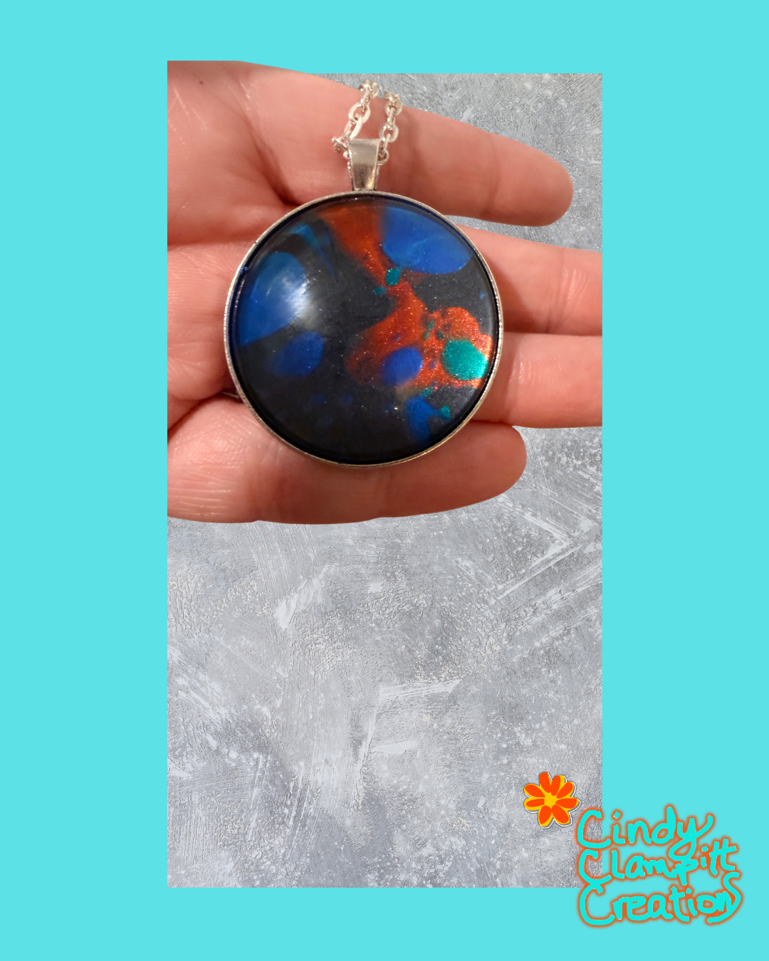 Dark Swirls Necklace 3