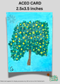 Mini Art - ACEO Card - Lemon Tree