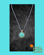 Blue Marbled Necklace
