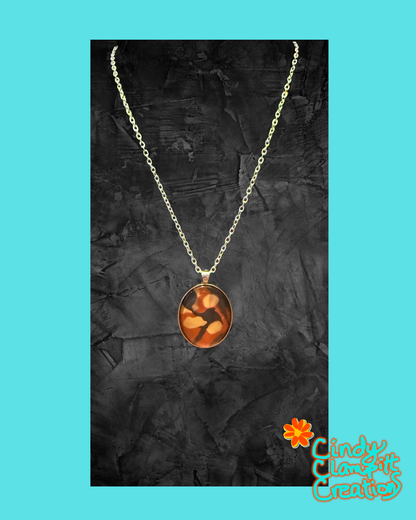 Gold and Brown Necklace