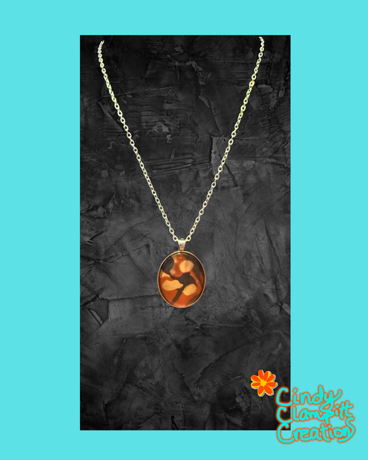 Gold and Brown Necklace