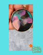 Purple Pink and Black Abstract Necklace