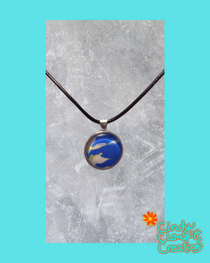 Blue and Sandy Necklace