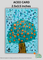 Mini Art - ACEO Card - Orange Tree