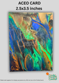 Mini Art - ACEO Card - Dark Abstract III