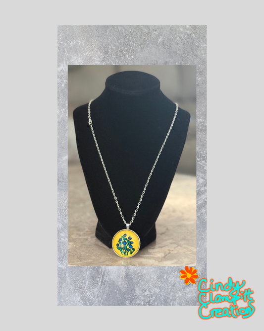 Blue Bloom Necklace