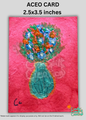 Mini Art - ACEO Card - Flowers in Vase I