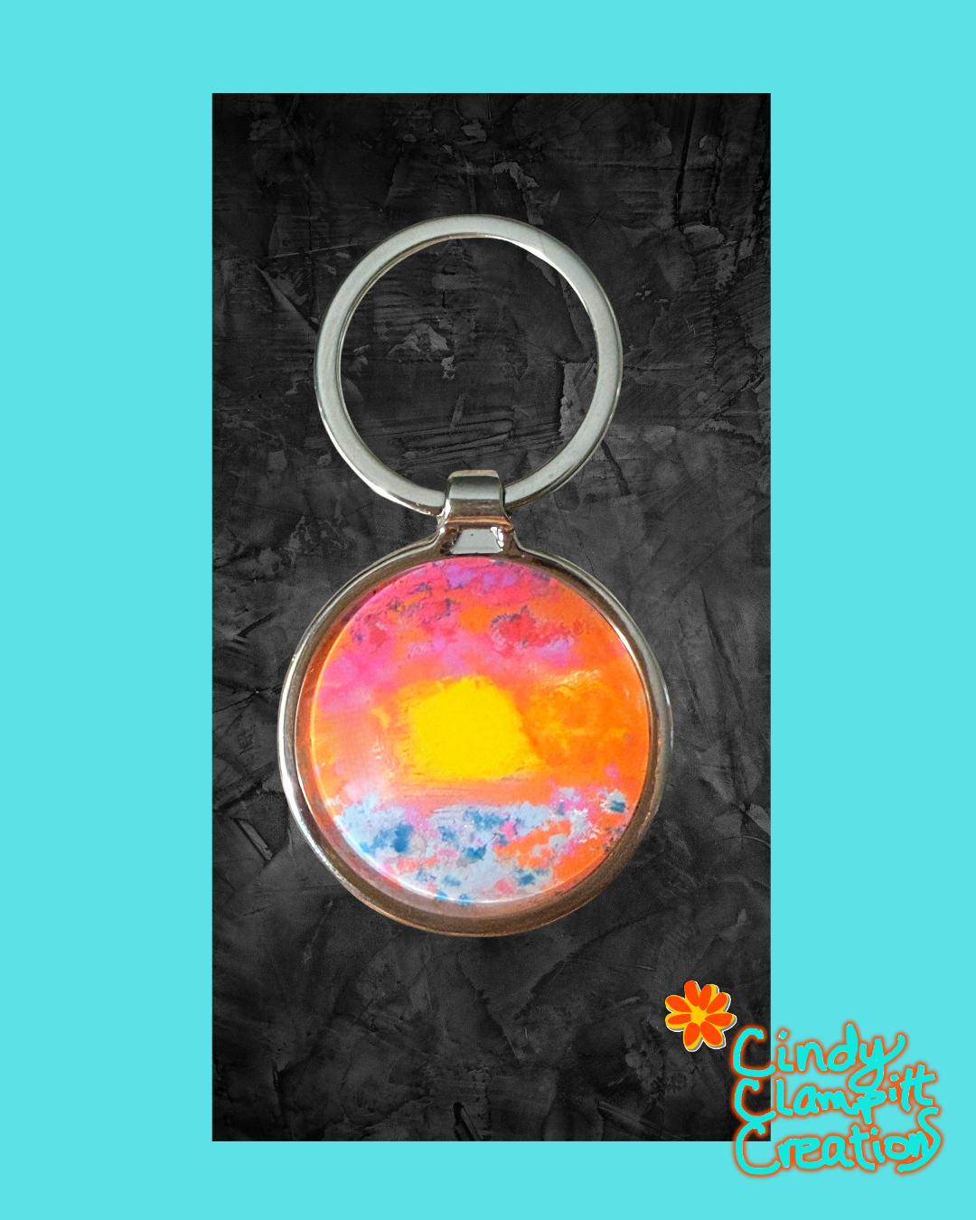 Sunset Keychain