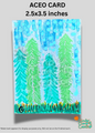 Mini Art - ACEO Card - Whimsical Forest
