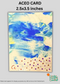 Mini Art - ACEO Card - Beachy Abstract I