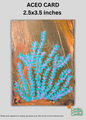 ACEO Card – Gilded Sea Garden Original Painting